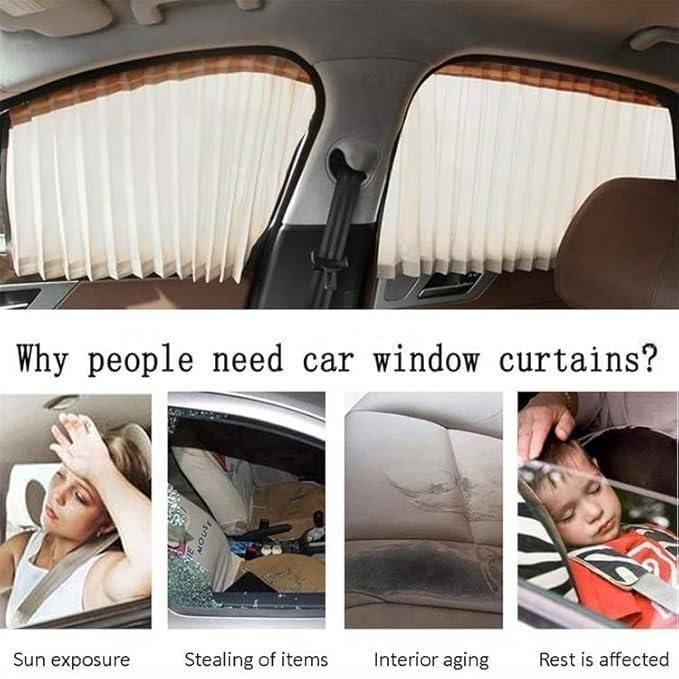 Car Thermal Magnetic Window Sunshade (Set of 4) – UV Protection & Heat Insulation