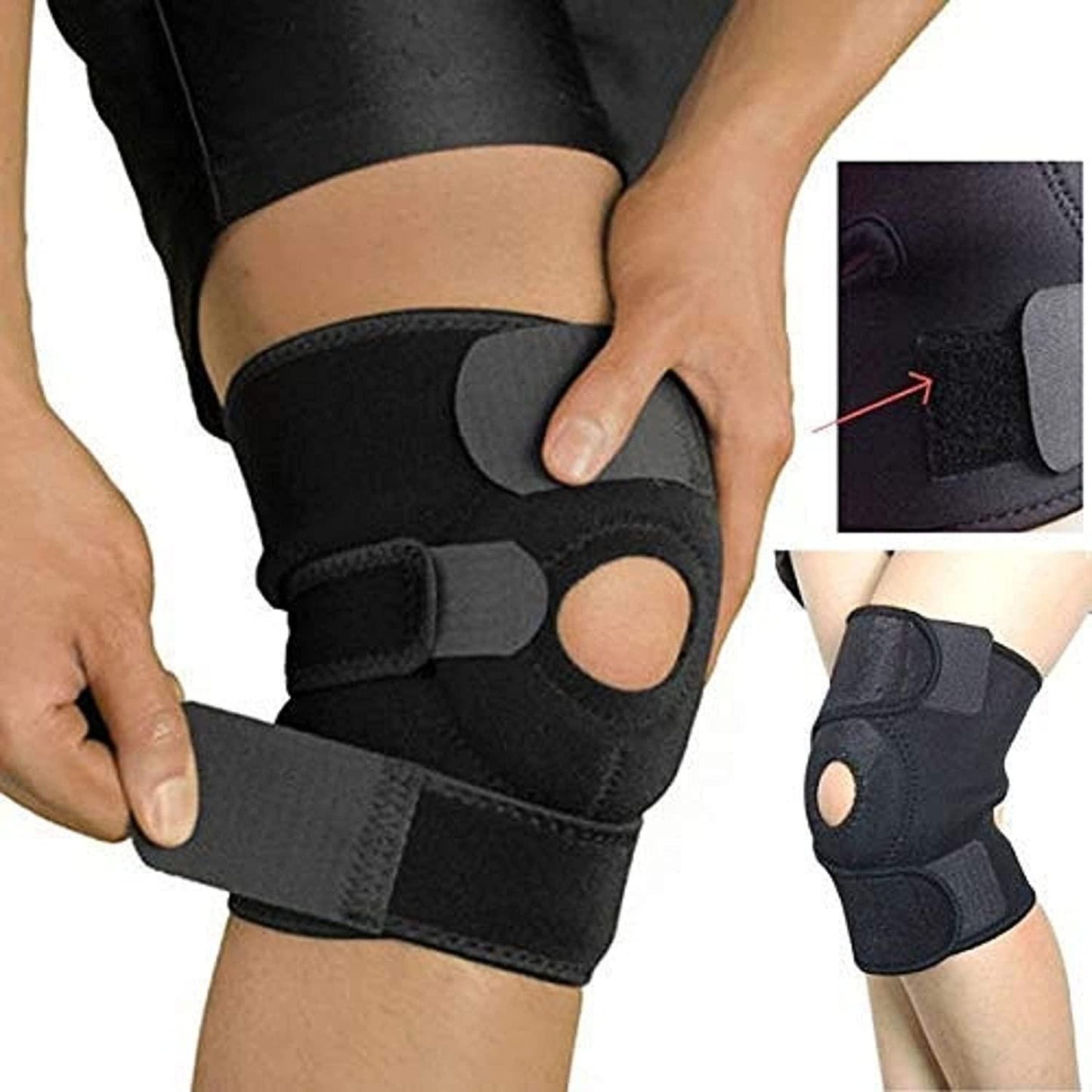 Adjustable Knee Cap Support Brace – Compression & Joint Pain Relief for Men & Women