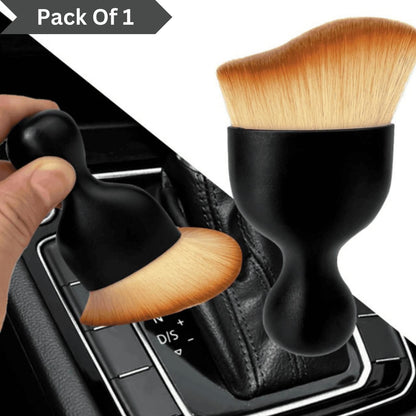 Car Interior Dust Brush – Soft Bristles for Dashboard & Vent Cleaning