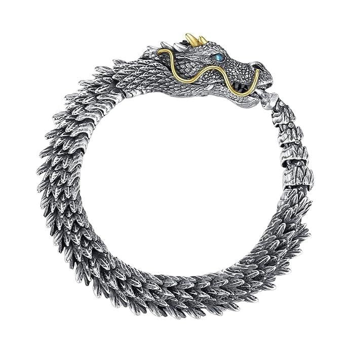 Dragon Scale Bracelet – Stylish & Unique Metal Chain Bracelet for Men & Women