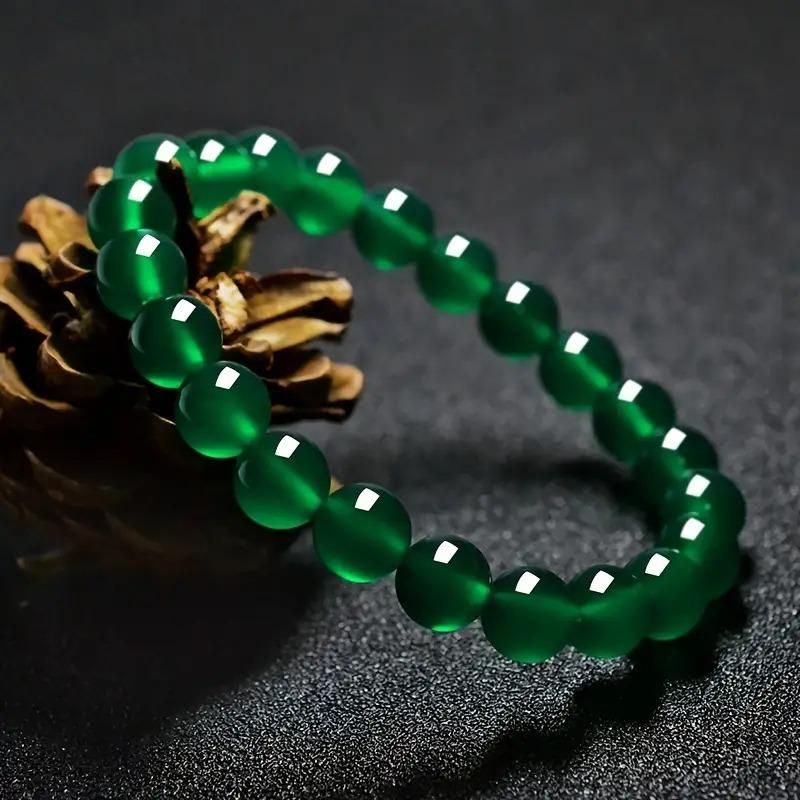 Embrace Elegance & Positive Energy with the Green Jade Bracelet (Pack of 2)