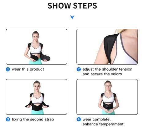 Adjustable Back Posture Corrector – Slouching Relief & Pain Support Belt for Women & Men