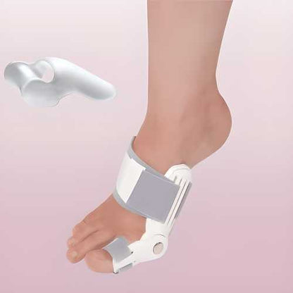 Silicone Toe Separator for Adults – Bunion Corrector Splint Kit for Toe Alignment & Pain Relief