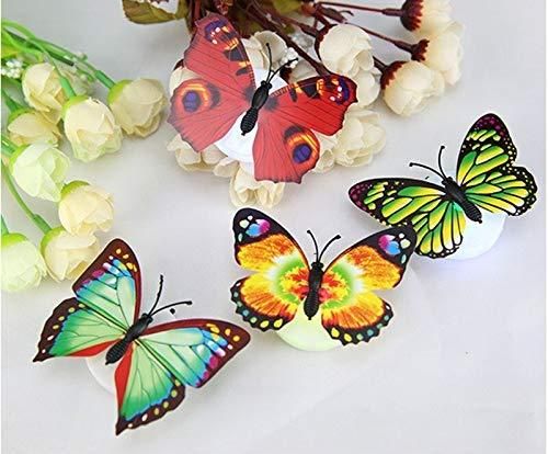 3D Butterfly LED Lights for Home Decoration (Pack of 3) – Wall Decor Night Lights