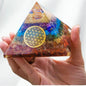 Seven Chakra Orgon Pyramid – Crystal Healing Energy Generator for Meditation & Positive Vibes