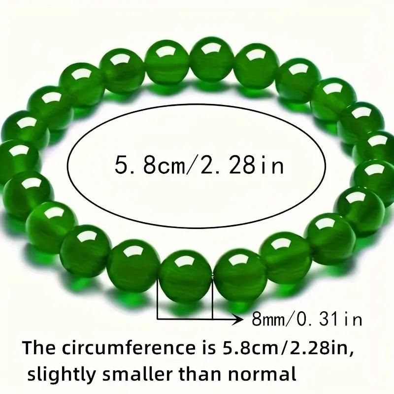 Embrace Elegance & Positive Energy with the Green Jade Bracelet (Pack of 2)