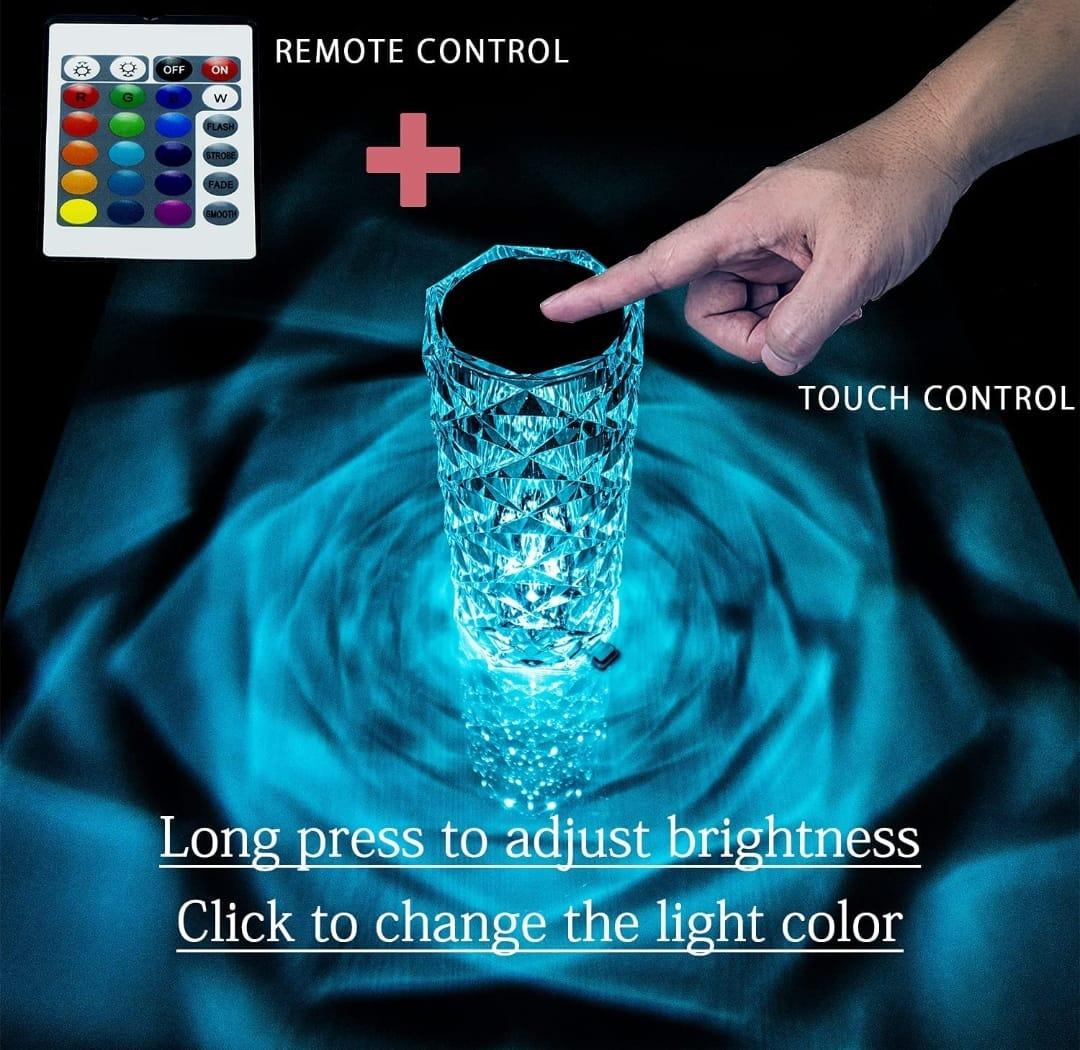 Color Changing Touch Lamp – Smart LED Bedside Lamp with Touch Control & USB Charging Port