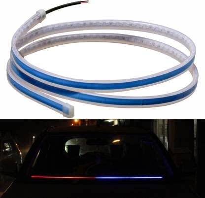 Flexible Car Police Light Flasher – 120cm LED Emergency Strobe Strip