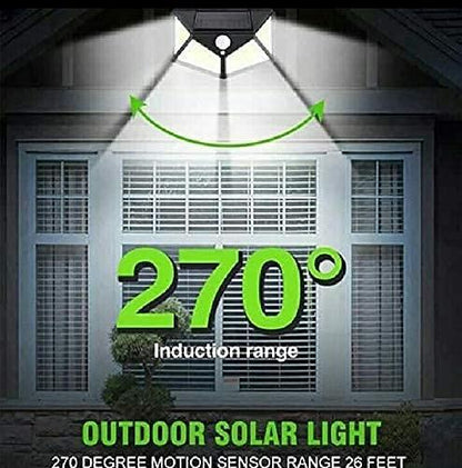 100 LED Solar Motion Sensor Light – Bright Outdoor Security Lamp