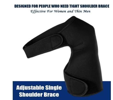 SPOSAFE Adjustable Shoulder Support Back Brace – Lightweight Strap for Rotator Cuff, Frozen Shoulder & Pain Relief