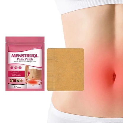 Menstrual Heat Cramp Relief Patches (8 Pcs) – Soothing Warmth for Period Pain Relief