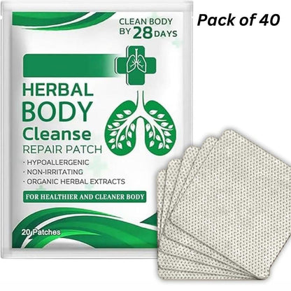 Herbal Lung Cleanse Repair Patch (Pack of 40) – Natural Detox & Respiratory Support