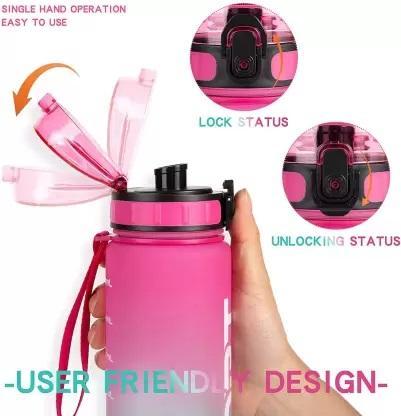 Sport Print Water Bottle – Leakproof & Durable Gym Bottle for Outdoor Use