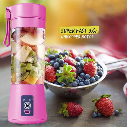 USB Rechargeable Bottle Blender Shaker – Portable Protein & Smoothie Mixer for Gym, Travel & Office