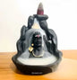 Smoke Fountain Lord Shiva Incense Holder – Backflow Cone Burner with 10 Free Incense Cones