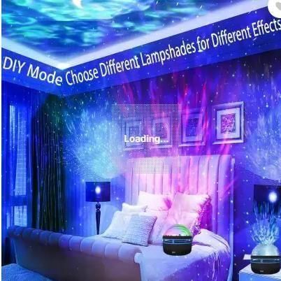 Galaxy Light Projector – Starry Sky LED Night Lamp with Nebula Effect & Remote Control for Kids & Adults Room Decor