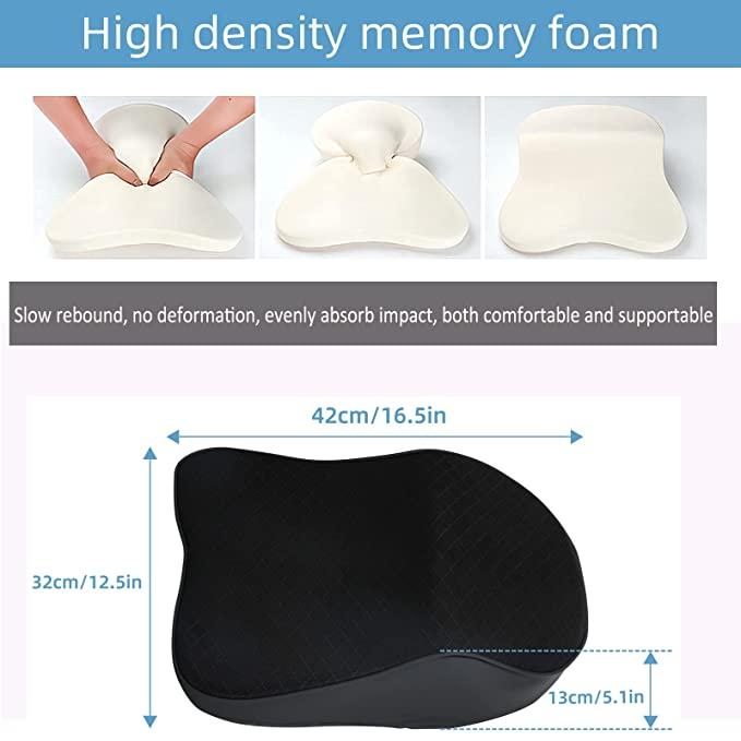 Car Seat Headrest Neck Rest Pillow – Ergonomic Memory Foam Cushion for Neck & Back Pain Relief