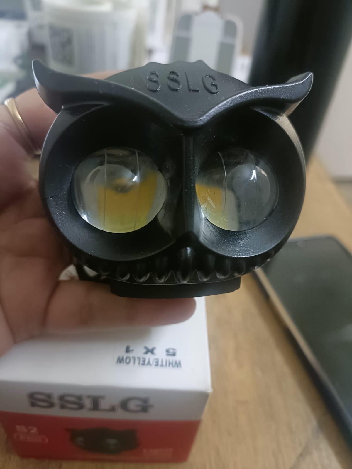 Owl-Shaped Motorcycle LED Fog Light – High-Intensity Waterproof Headlamp