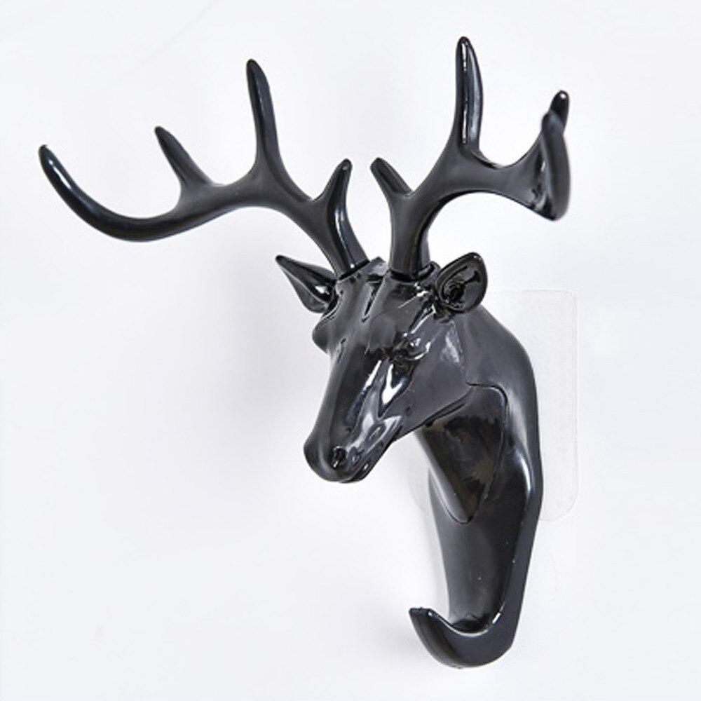 Self-Adhesive Deer Head Hanging Hook – No-Drill Wall Hooks (Pack of 2)