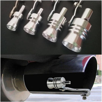 Medium Universal Turbo Sound Exhaust Muffler Pipe Whistle – Simulated Turbo Blow-Off Valve Noise