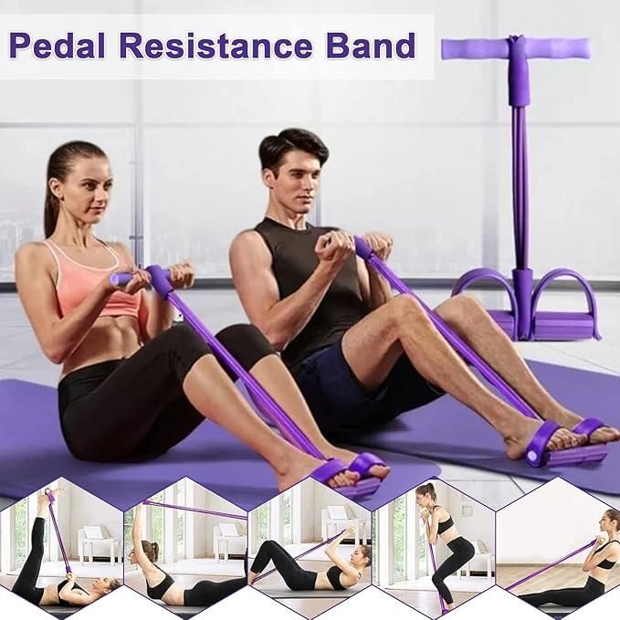 Yoga Pedal Puller Resistance Band – Full-Body Workout & Strength Training Equipment