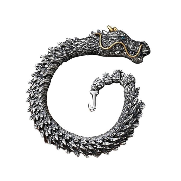 Dragon Scale Bracelet – Stylish & Unique Metal Chain Bracelet for Men & Women