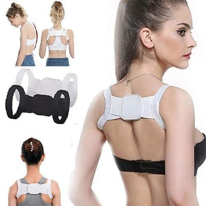 Shoulder & Back Straightener Elastic Spine Support Posture Corrector Belt for Men & Women