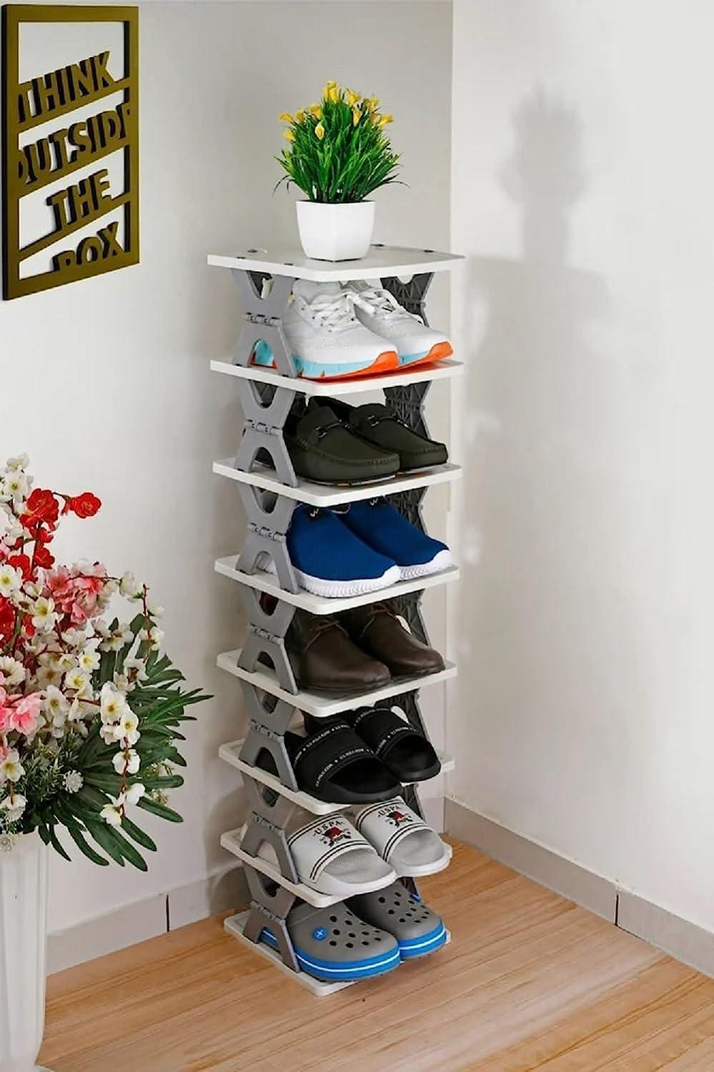 Smart Foldable 6-Layer Shoe Rack – Space-Saving Shoe Organizer