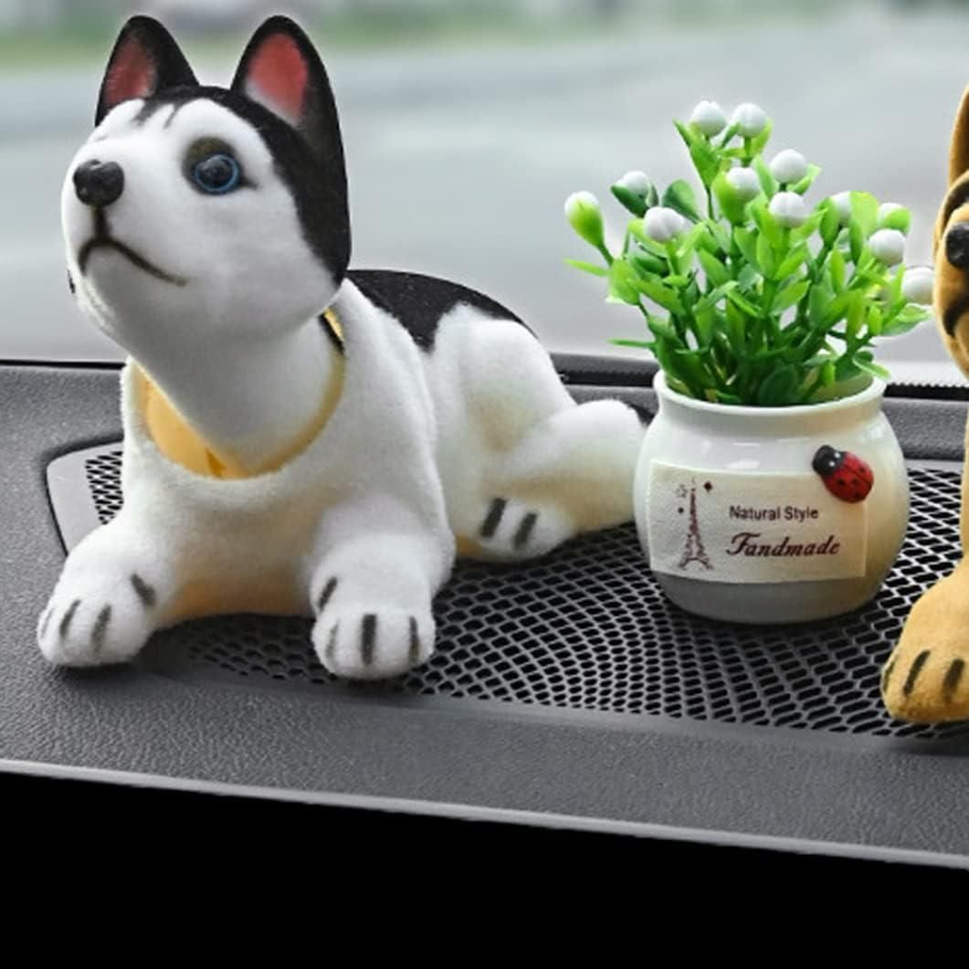 Cute Bobblehead Dog Doll for Car Interior – Adorable Dashboard Decoration