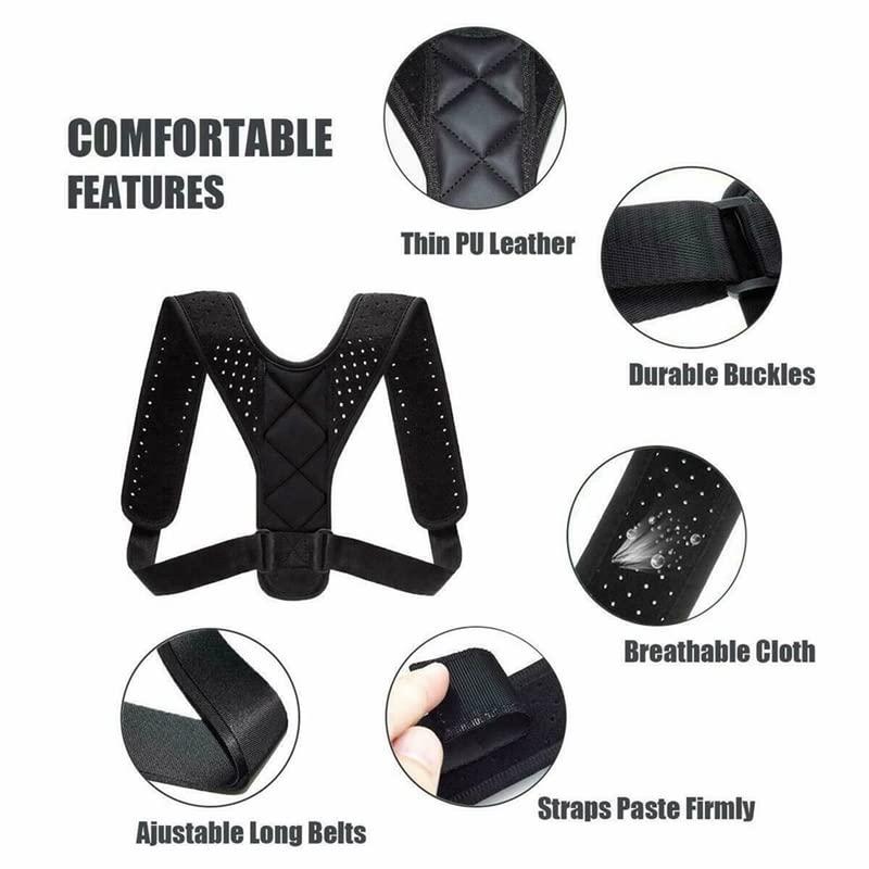 Unisex Shoulder Support Belt – Adjustable Compression Brace for Pain Relief & Posture Correction