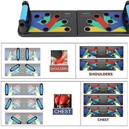 Fitbeast 2.0 Push-Up Board – Multi-Functional Workout System for Full-Body Training