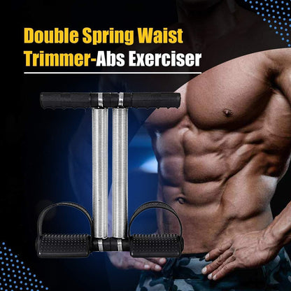 Double Spring Tummy & Waist Trimmer – Ab Exerciser for Core Strength & Fat Burn