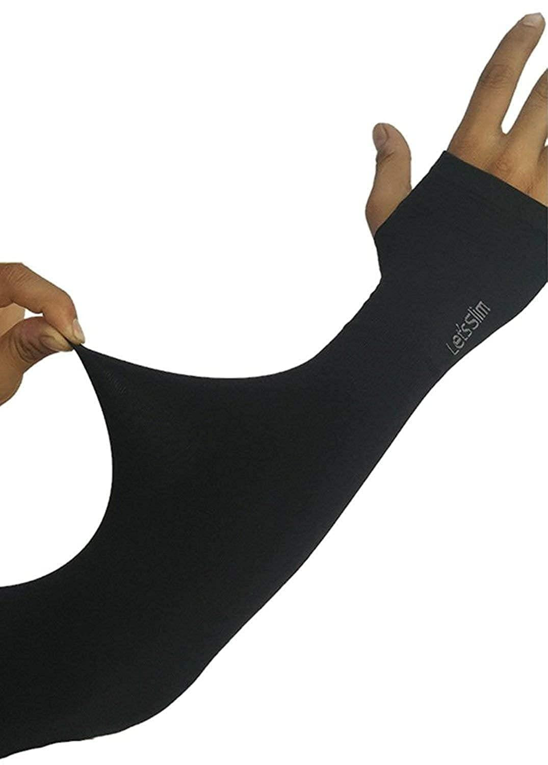 Fingerless Sun Protection Arm Sleeves – UV Protection & Cooling Comfort