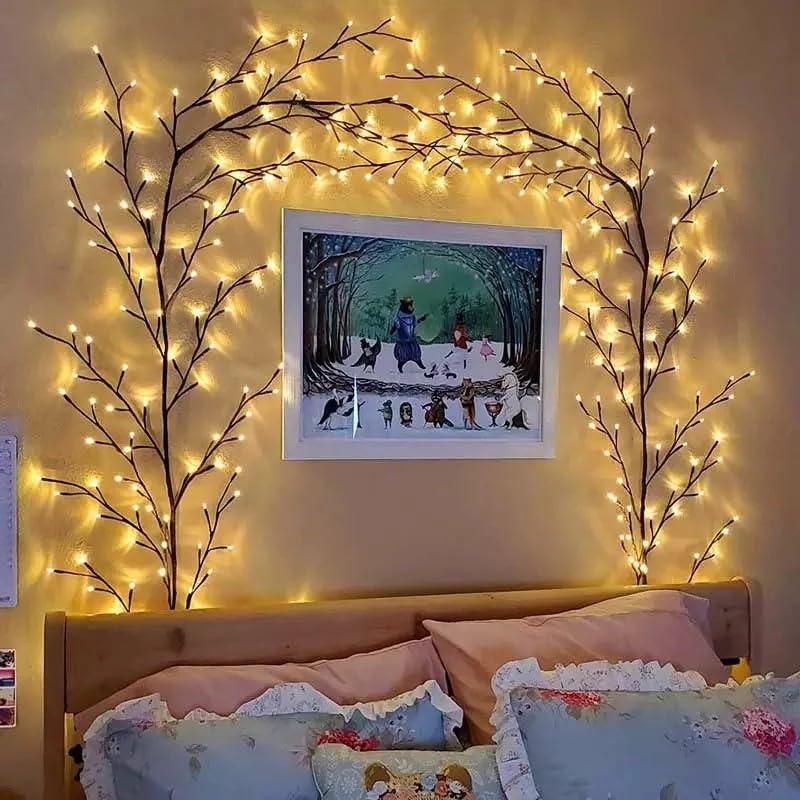 Tree Branch LED Lights – Decorative Warm White Fairy Lights for Home & Event Decor