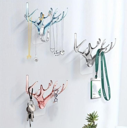 Deer Antler Wall Hook – Rustic & Stylish Storage Solution