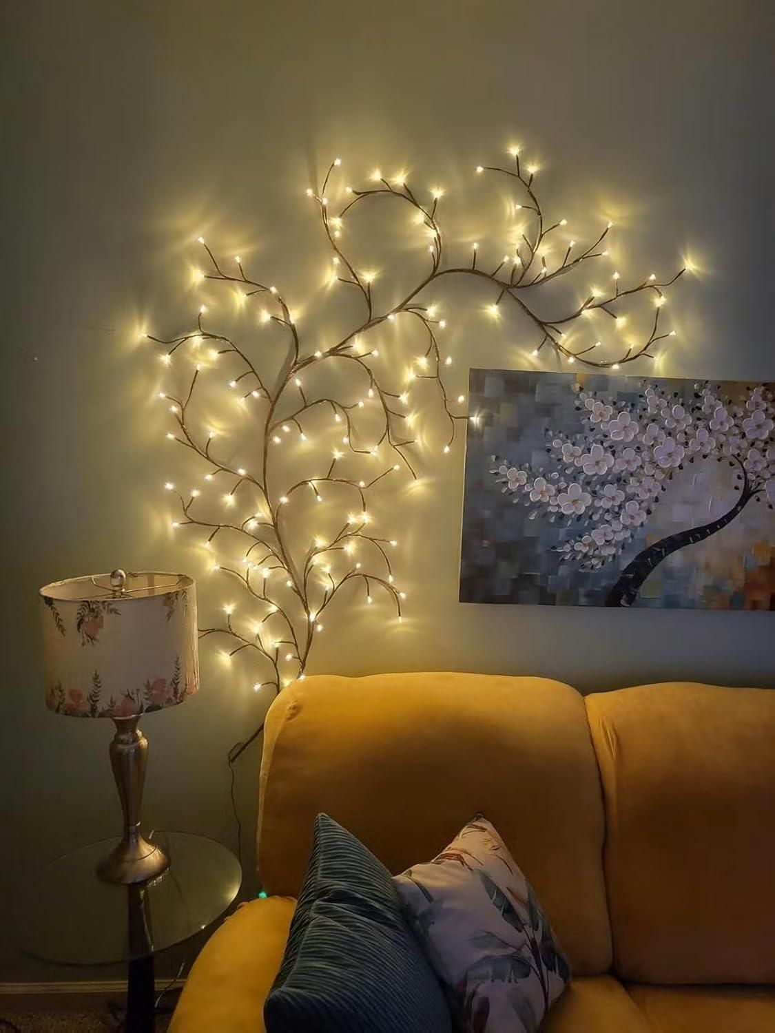 Tree Branch LED Lights – Decorative Warm White Fairy Lights for Home & Event Decor