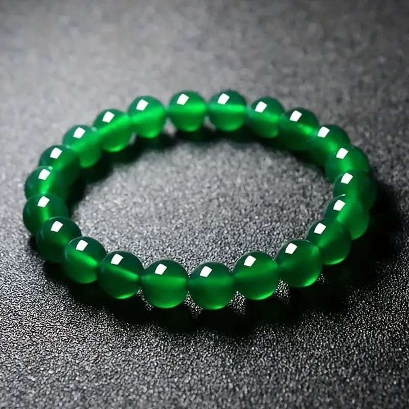 Embrace Elegance & Positive Energy with the Green Jade Bracelet (Pack of 2)