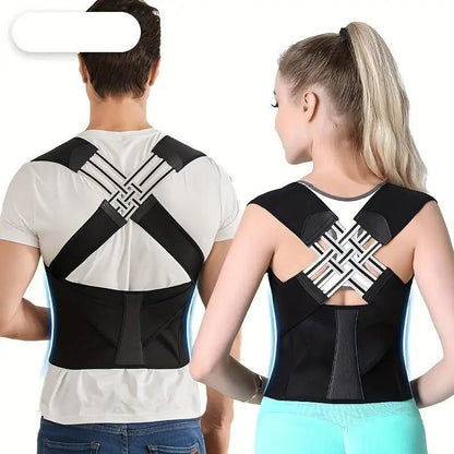 Adjustable Back Posture Corrector – Slouching Relief & Pain Support Belt for Women & Men