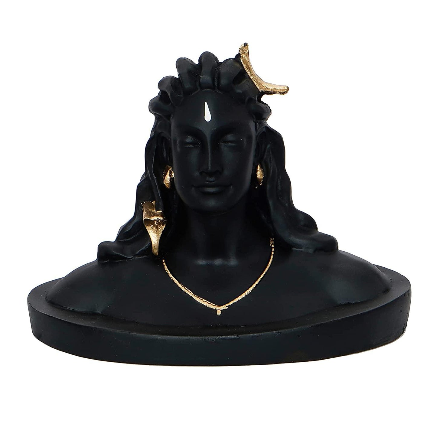 Shiva Handcrafted Polyresin Figurine | Mahadev Idol for Home, Office & Puja | Spiritual & Decorative Showpiece