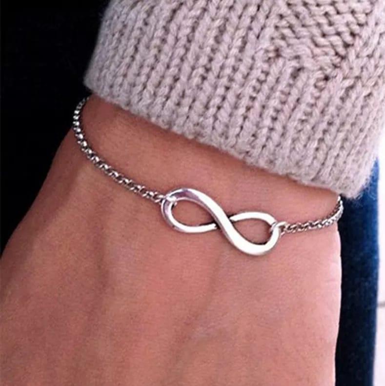 AVR JEWELS Shining Infinity Bracelet for Women & Girls – Elegant & Stylish Jewelry