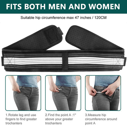 Lower Back Support Brace for Men & Women – Lumbar Pain Relief & Posture Correction